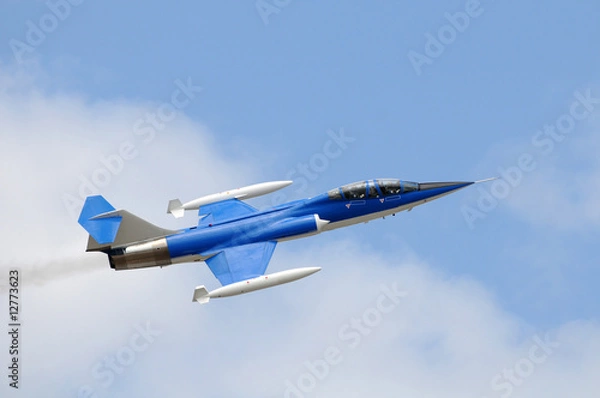 Obraz Blue jetfighter