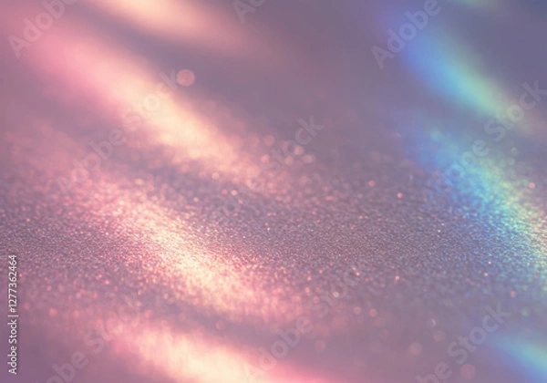 Fototapeta キラキラ輝くホログラムフィルムの表面