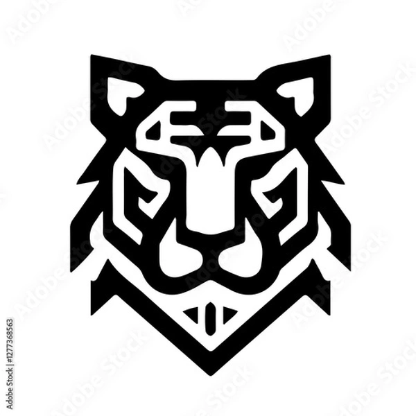 Fototapeta Vector of a tiger