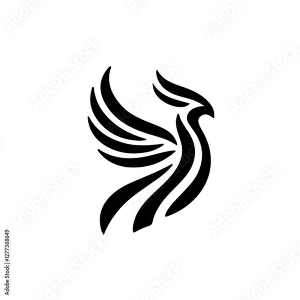 Obraz eagle tattoo vector
