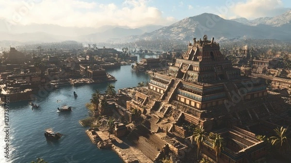 Obraz The unsee secrets of tenochtitlan, home of the aztec empire