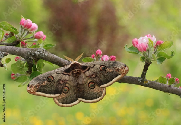 Obraz Giant peacock moth