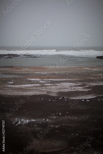 Fototapeta Snow Covered Beach