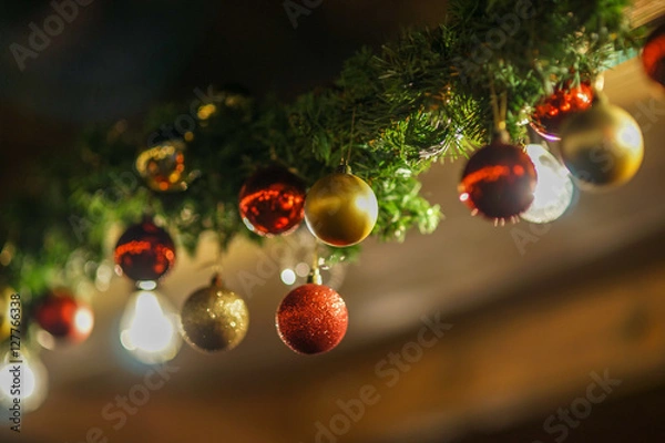 Obraz Christbaumkugeln