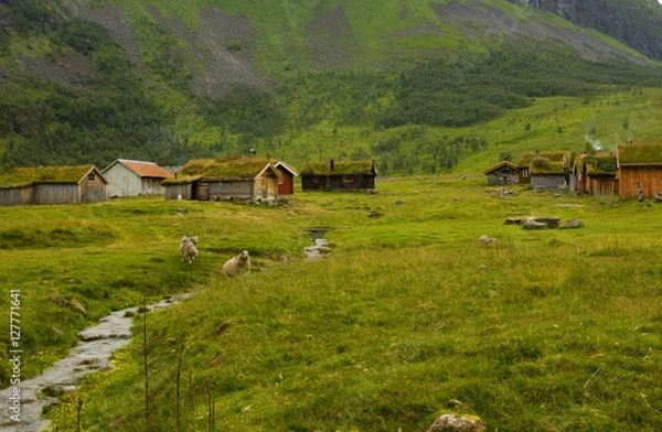 Obraz Norway Farm Village