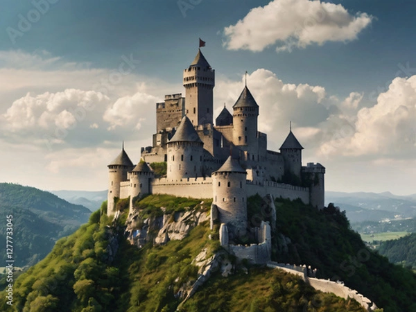 Obraz castle on the hill