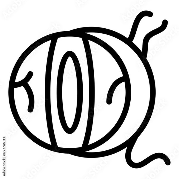 Fototapeta Eyeball Line Icon