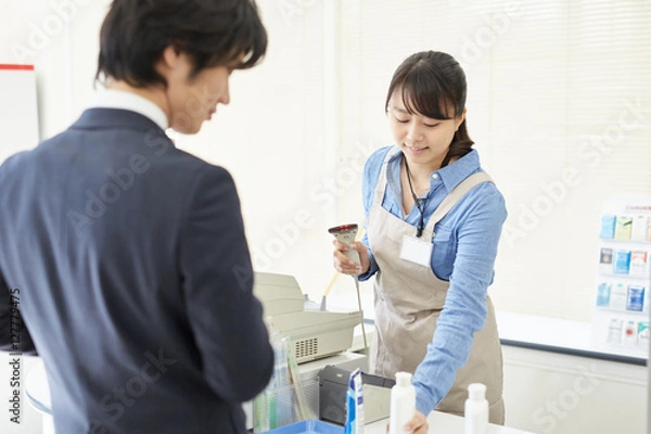 Obraz 店で働くスタッフ 