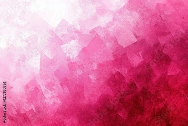 Fototapeta Abstract pink gradient texture background with artistic brush strokes and canvas effect for creative design projects