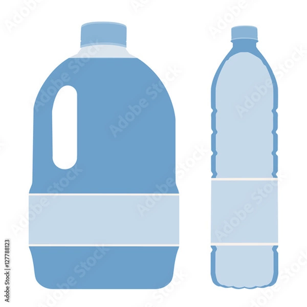 Obraz Water bottles vector