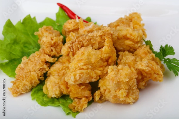 Fototapeta Crispy chicken nuggets
