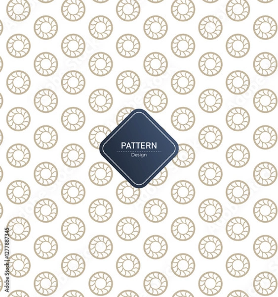 Fototapeta Abstract geometric circle background pattern.