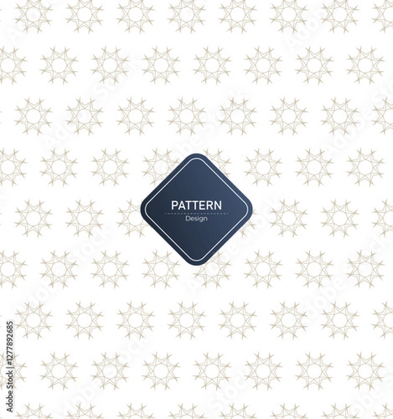Fototapeta ornamental and flower seamless patterns. geometric patterns in the oriental style. 