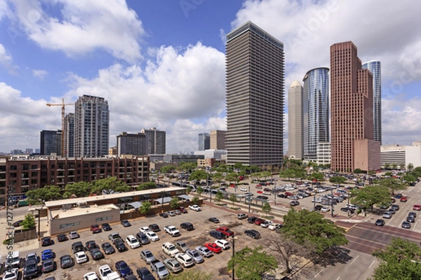 Obraz Houston downtown view