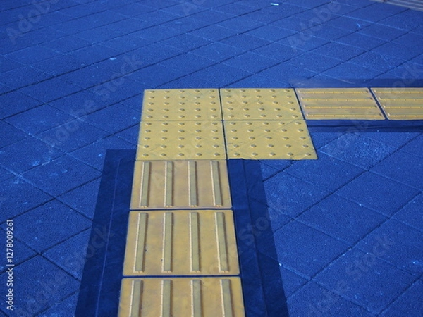 Obraz 点字ブロックのイメージ