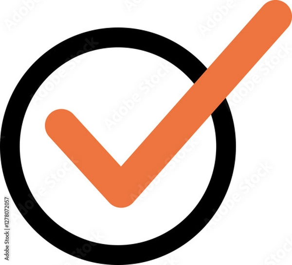 Fototapeta Checkbox and Checkmark Icon Symbol
