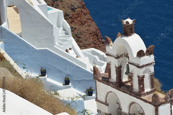 Obraz Santorini a beatiful place for vacation