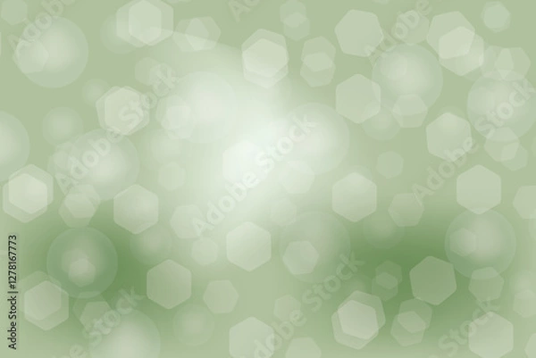 Obraz bokeh green lights background blur 