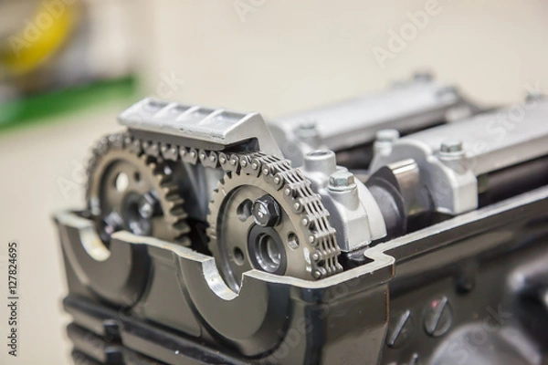 Obraz Engine timing chain