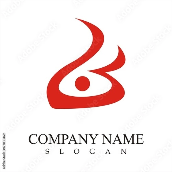 Obraz abstract logo design