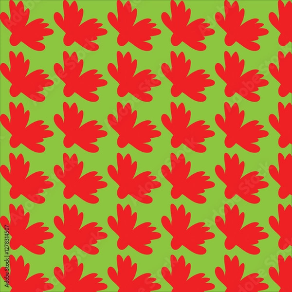 Fototapeta seamless pattern with leaves