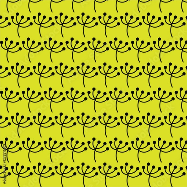 Fototapeta seamless pattern with yellow lines