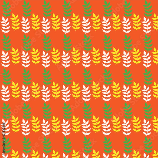 Fototapeta seamless pattern with flowers