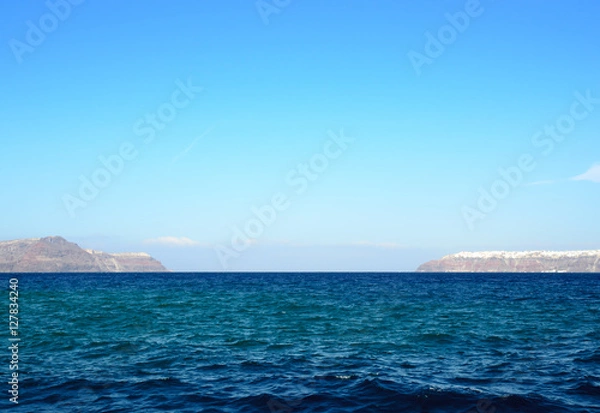 Obraz A view of an ocean, taken from Aegean sea