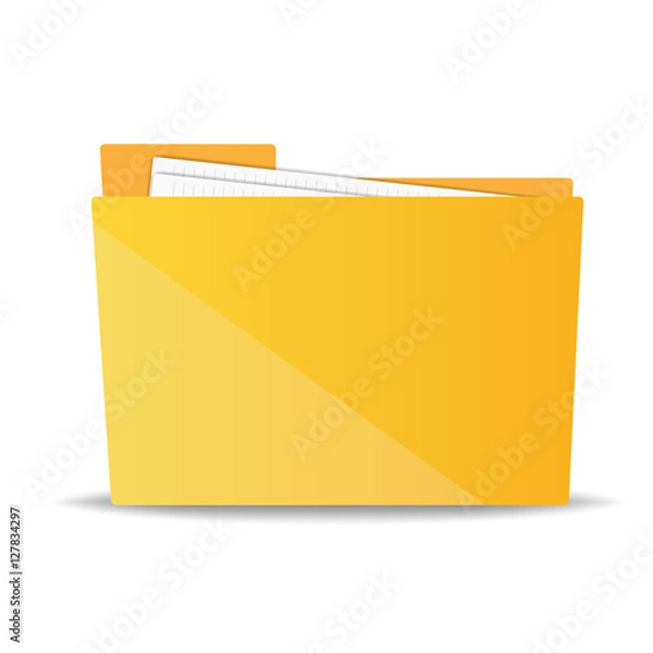 Fototapeta folder for papers. vector illustration
