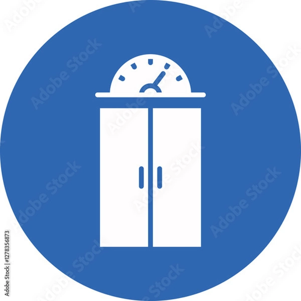 Obraz Elevator Pitch glyph circle icon