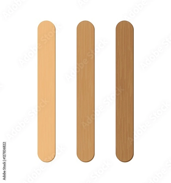 Fototapeta stick for icecream or medical tongue depressor