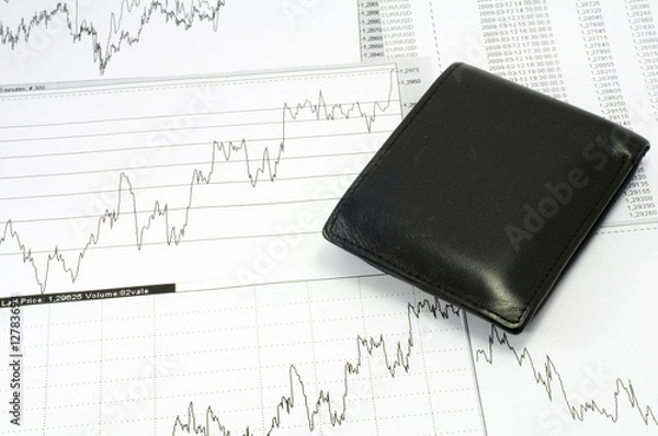 Fototapeta Graph and pouch