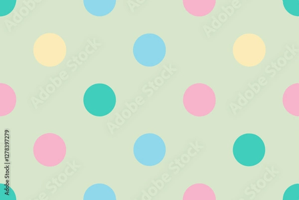 Fototapeta seamless easter pattern
