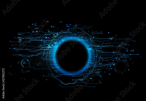 Obraz Hud technological hole