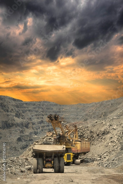 Obraz Iron ore opencast