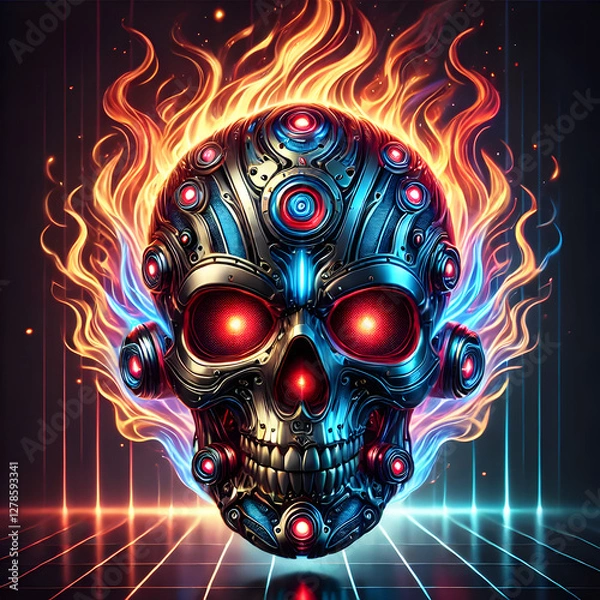 Obraz skull and crossbones