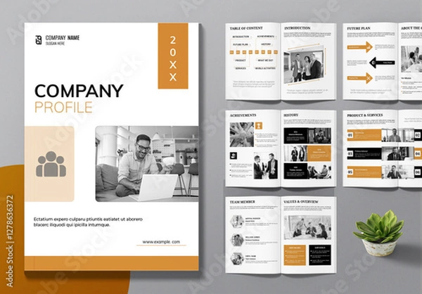 Obraz Company Profile Template Layout