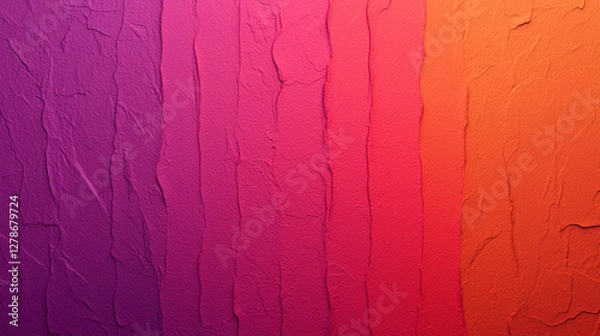 Obraz Colorful gradient smooth pattern creates serene, visually stunning effect