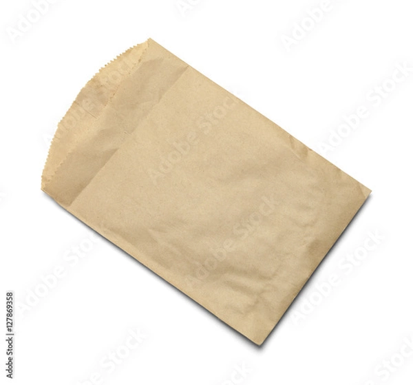 Obraz Flat Paper Snack Bag