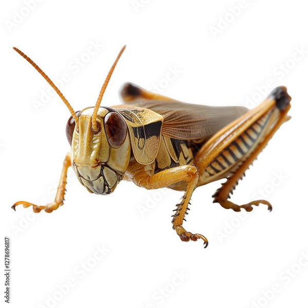 Fototapeta Grasshopper isolated on transparent background