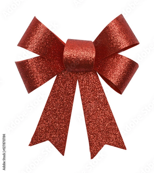 Fototapeta Red Gliter Ribbon