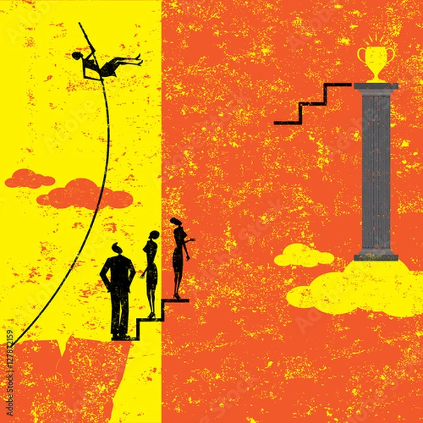 Obraz Overcoming Obstacles