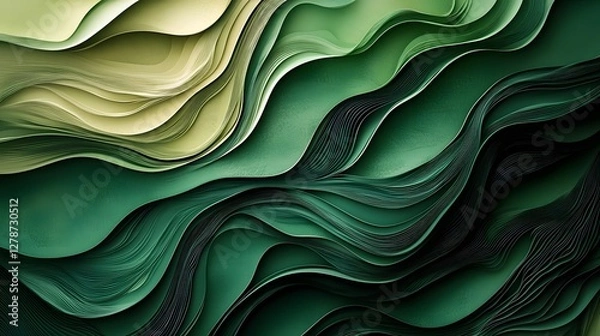 Fototapeta Minimalist Organic Texture Background with Soft Flowing Nature Inspired Design and Gentle Light Reflections