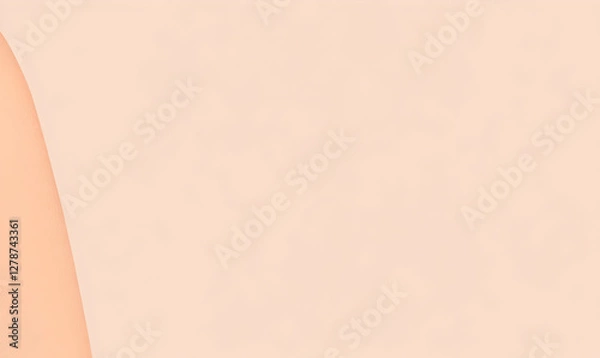 Fototapeta Minimalist Peach Background with Layered Paper for Subtle Texture