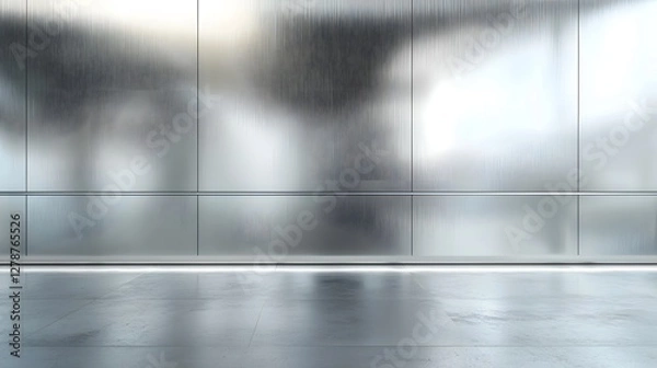 Fototapeta Elegant Minimalist Corporate Background with Refined Metallic Textures and Soft Ambient Lighting
