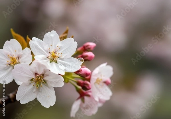 Obraz Beautiful Cherry Blossom Background