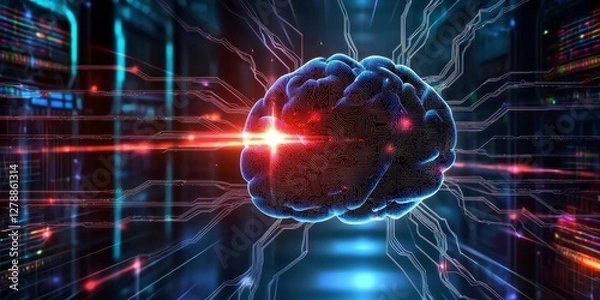 Fototapeta Understand the advancements in robotics and machine learning technologies.