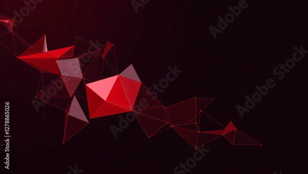 Fototapeta A modern geometric pattern background with clean and stylish shapes, great for business presentations and tech visuals.