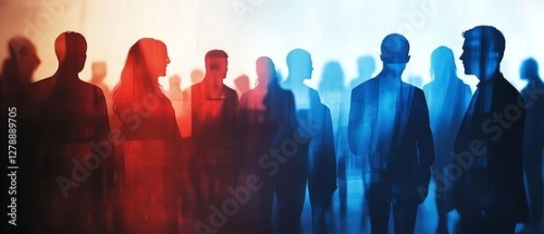 Fototapeta Customer groups differ based on behaviors and preferences.