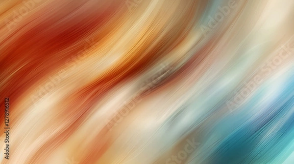 Fototapeta Flames of Color: A Hot and Cool Blend